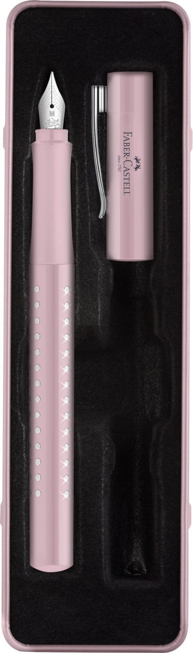 SET CADOU STILOU SPARKLE ROSE METALIC M FABER-CASTELL SET CADOU STILOU SPARKLE ROSE METALIC M FABER-CASTELL